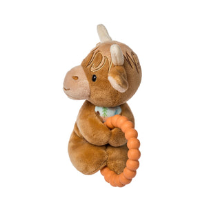 Hetty Highland Cow Teether Rattle