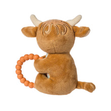 Load image into Gallery viewer, Hetty Highland Cow Teether Rattle