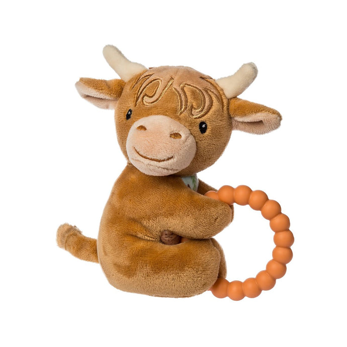 Hetty Highland Cow Teether Rattle