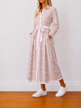 Load image into Gallery viewer, Pink Floral Matilda Cotton Cambric Dress - Who's Charlie