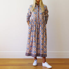 Load image into Gallery viewer, Matilda Cotton Dress With Cambric Pattern - Who's Charlie