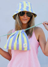 Load image into Gallery viewer, Mauve/Lemon Towelling Bucket Hat - Hammill &amp; Co