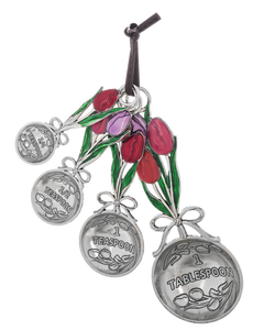 Totally Tulips Measuring Spoons (set of 4)