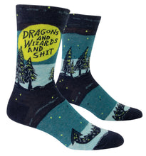 Load image into Gallery viewer, &#39;Dragons and Wizards and Shit&#39; Men&#39;s Socks