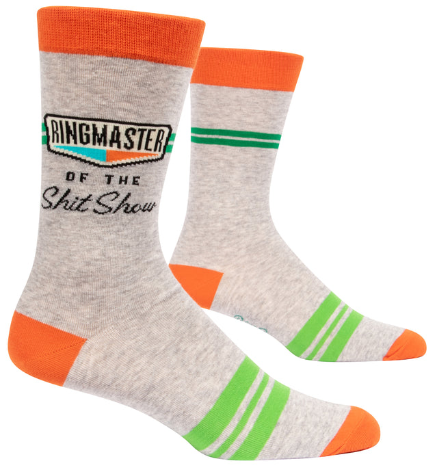 'Ringmaster of the Shit Show' Men's Socks