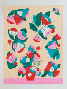 'Menopause. What The Fuck?' Tea Towel
