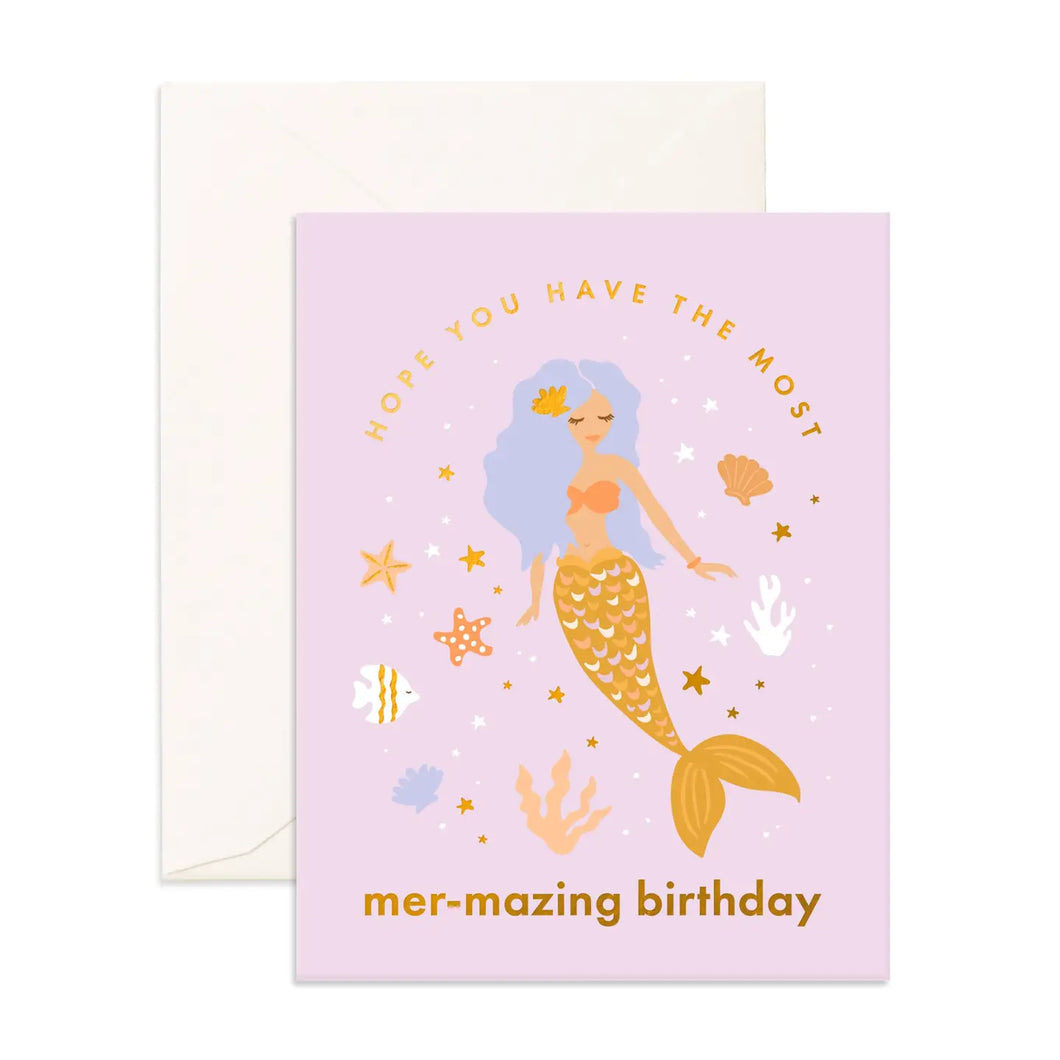 Mer-Mazing Birthday Greeting Card