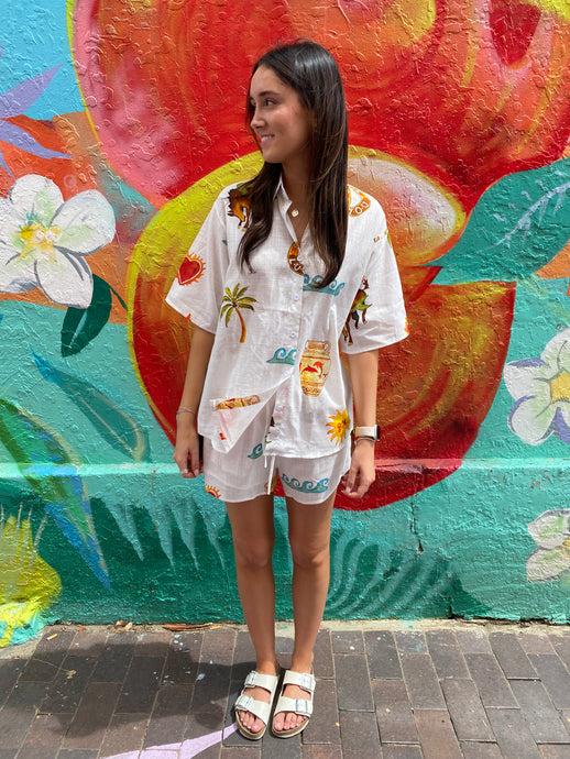 Mermaid Rodeo Shirt & Short Set - By Frankie