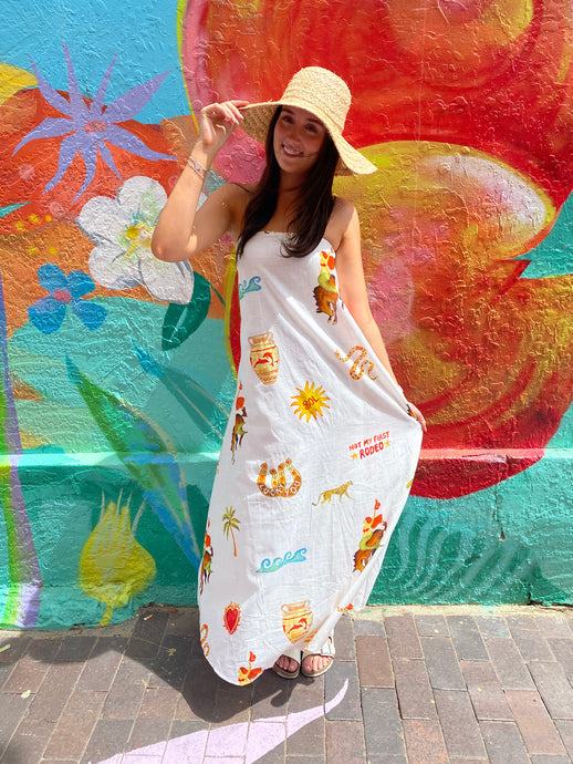 Mermaid Rodeo Strapless Maxi Dress - By Frankie