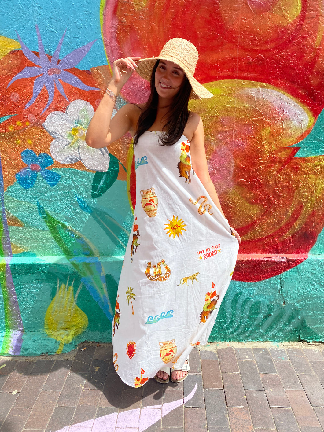 Mermaid Rodeo Strapless Maxi Dress - By Frankie
