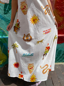 Mermaid Rodeo Strapless Maxi Dress - By Frankie