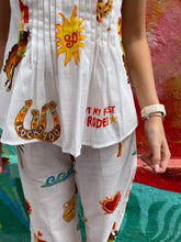 Load image into Gallery viewer, Mermaid Rodeo Strapless Top &amp; Pant Set - By Frankie