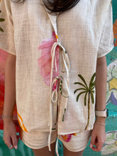 Load image into Gallery viewer, Mermaid Island Tie Front Shirt &amp; Short Set - By Frankie
