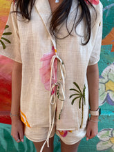 Load image into Gallery viewer, Mermaid Island Tie Front Shirt &amp; Short Set - By Frankie