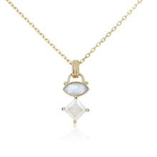 Load image into Gallery viewer, Mila Moonstone Gold Necklace - ToniMay