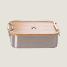 Load image into Gallery viewer, Mini Bento Children&#39;s Bamboo and Stainless Steel Bento Box