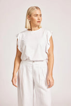Load image into Gallery viewer, White Miramar Palazzo Pant