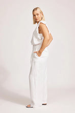 Load image into Gallery viewer, White Miramar Palazzo Pant