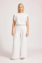 Load image into Gallery viewer, White Miramar Palazzo Pant