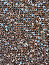Load image into Gallery viewer, Mocha Sequin Knit Top - By Frankie