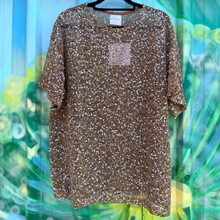 Load image into Gallery viewer, Mocha Sequin Knit Top - By Frankie