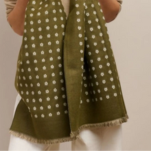 Load image into Gallery viewer, Moss Petite Fleur Scarf