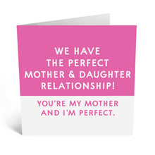 Load image into Gallery viewer, "Mother Daughter Relationship" Card