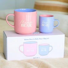 Load image into Gallery viewer, Mama Bear &amp; Baby Bear Mug Set