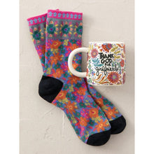 Load image into Gallery viewer, &#39;Thank God for Girlfriends&#39; Mug &amp; Socks Set