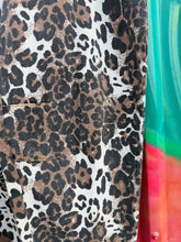 Load image into Gallery viewer, Multi Leopard Barrel Denim Jean - By Frankie