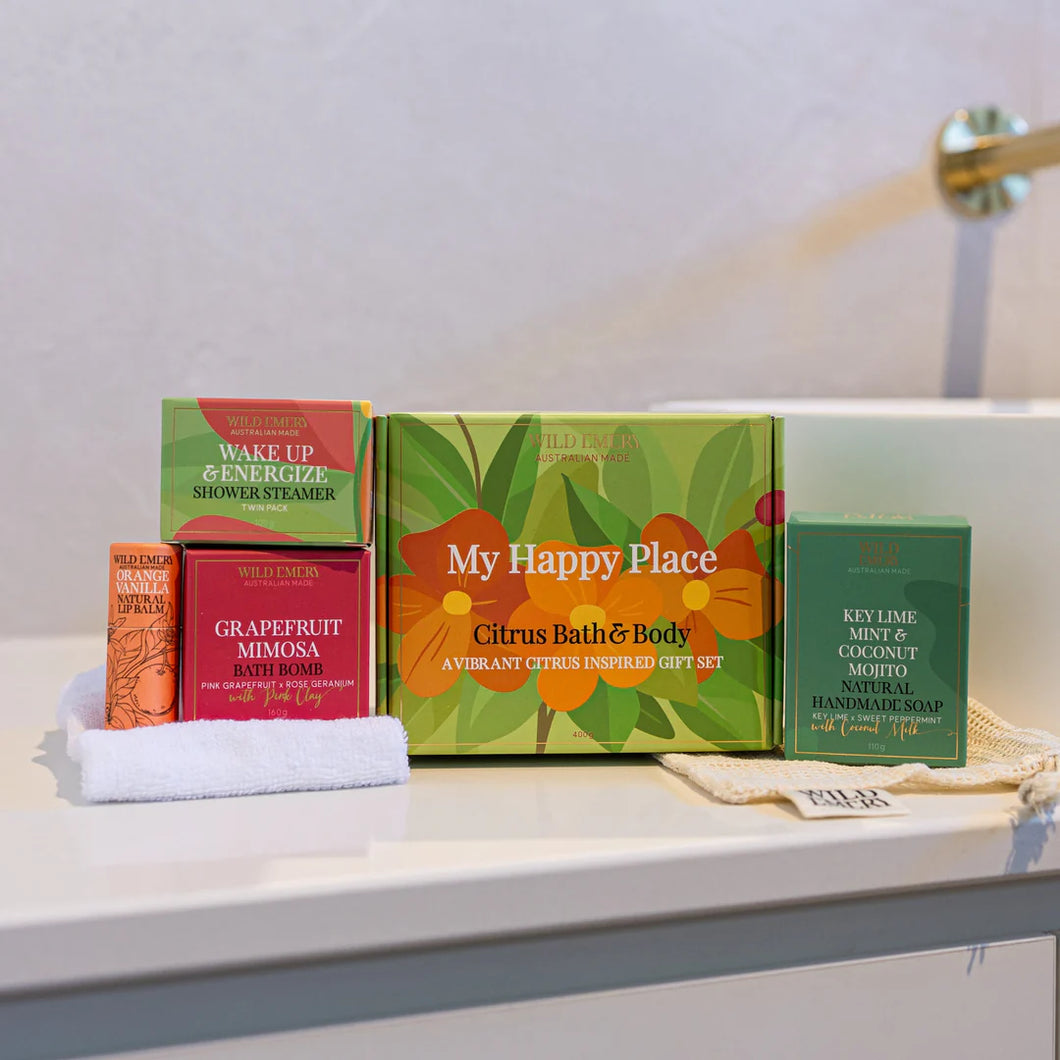 My Happy Place - Citrus Bath & Body Gift Set