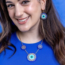 Load image into Gallery viewer, Evil Eye Amulet Necklace - Erstwilder A Greek Odyssey