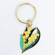 Load image into Gallery viewer, Wattle Key Ring Native Australia Gift Card