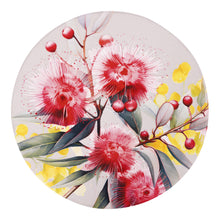 Load image into Gallery viewer, Red Wattle &#39;Native Blooms&#39; Ceramic Coaster