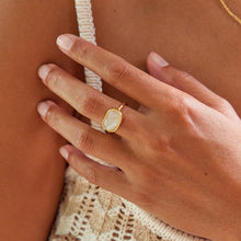Load image into Gallery viewer, Gold Neoma Moonstone Ring