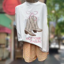 Load image into Gallery viewer, &#39;Not Your Darlin&#39; T-Shirt &amp; Short Set - By Frankie