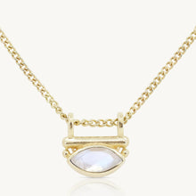 Load image into Gallery viewer, Nyra Moonstone Gold Necklace - ToniMay