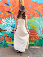 Load image into Gallery viewer, Oatmeal Strapless Maxi Side Panel Dress - By Frankie