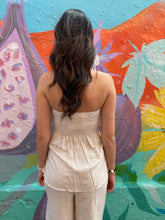 Load image into Gallery viewer, Oatmeal Waist Tie Top &amp; Pant Set - By Frankie