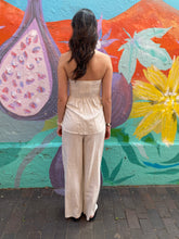 Load image into Gallery viewer, Oatmeal Waist Tie Top &amp; Pant Set - By Frankie