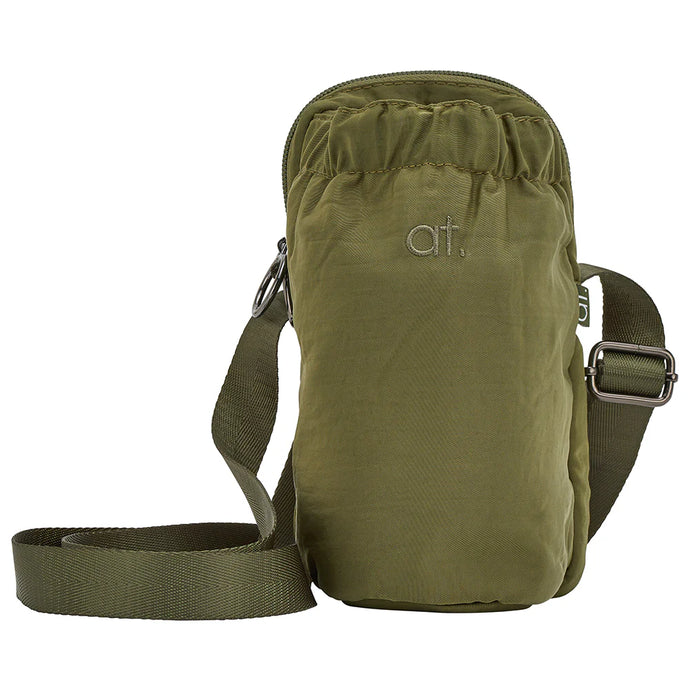 Olive Water Bottle Phone Bag