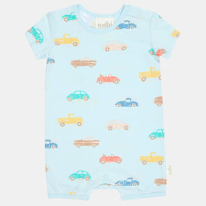 Fast Lane Sky Short Sleeve Banjo Onesie