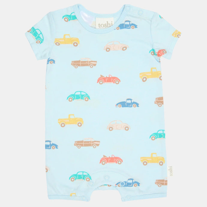 Fast Lane Sky Short Sleeve Banjo Onesie