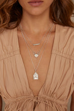 Load image into Gallery viewer, Opal Silver Necklace - ToniMay