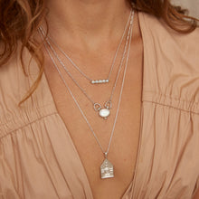 Load image into Gallery viewer, Opal Silver Necklace - ToniMay