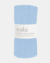 Load image into Gallery viewer, Bluebell Bowie Organic Knit Blanket - Toshi