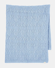Load image into Gallery viewer, Bluebell Bowie Organic Knit Blanket - Toshi