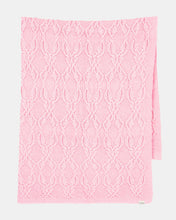 Load image into Gallery viewer, Misty Rose Bowie Organic Knit Blanket - Toshi