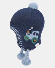 Load image into Gallery viewer, Tiny Tractors Organic Earmuff Beanie - Toshi