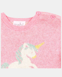 Unicorn Storytime Organic Pullover